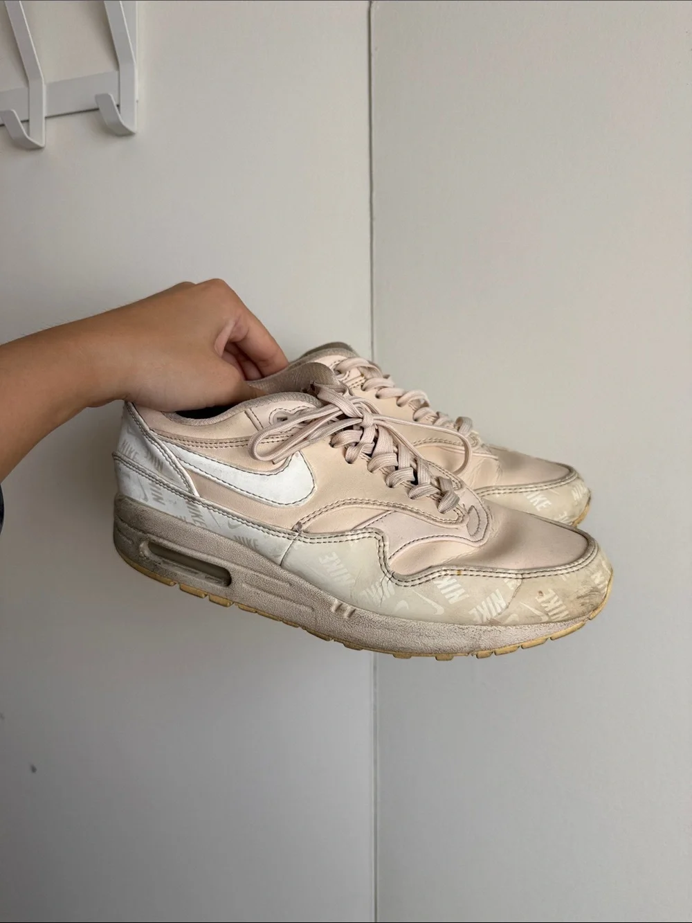 Nike Women’s Low-Top Sneakers in Blush and White